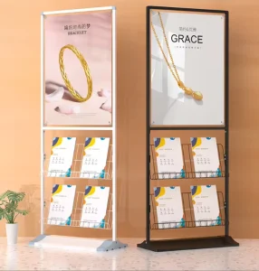 Floor Brochure Magazine Rack