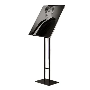 Floor Sign Holder Stand for Indoor Outdoor Events Customizable Poster Signage Rack