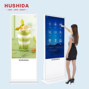 Floor Stand Smart Touch Ecran Totem Publicitaire Digital Signage Totem 43″ 50″ 55″ 65″ Advertisement Screen