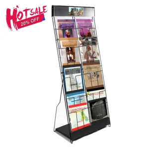 Floor Standing Brochure Holder and Commercial Magazine Rack