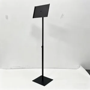 Floor-Standing Metal Sign Display Stand for Shops