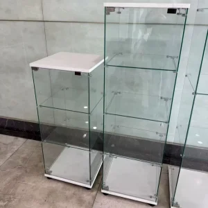 Floor-Standing Modern Glass Display Cabinet for Living Room