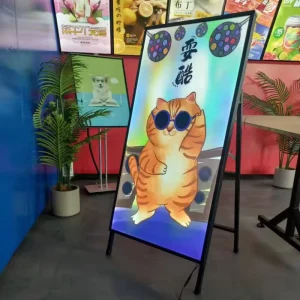 Floor-Standing Movable Signboard Ultra-Thin Luminous Light Box Display