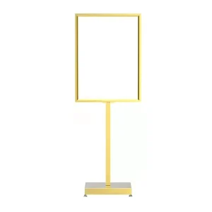 Floor Supermarket POP Advertising Poster Display Stand