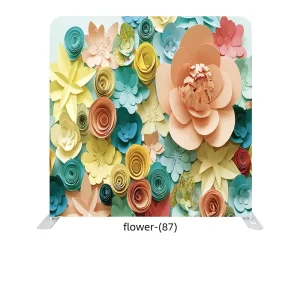 Flower Background Cloth Cover Suitable for Wedding Party Photography Photo Studio Stretching Tension Cloth Background Display