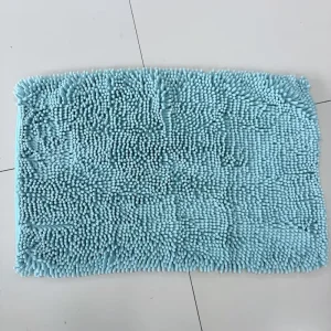Fluffy Chenille Washable Anti-Slip Bath Mat and Shower Carpet