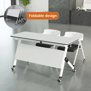 Foldable Conference Table Modern Metal Can Be Joined Together Meeting Room Table Applicable to Meeting Rooms and Schools