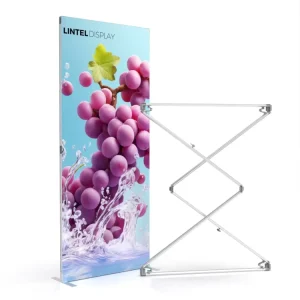 Foldable Fabric Wall Display Modular Fabric Display Stand Modular Foldable Textile Display System 10s Assembly