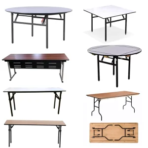 Foldable Hotel Conferrenc Banquet Indoor Restaurant 4 Foot Rectangle Folding Tables
