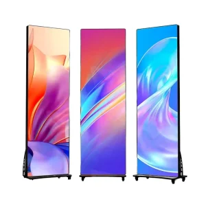 Foldable LED Poster P1.86 640 x 1920mm Indoor HDR10 Full Color HD Display