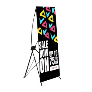 Foldable Outdoor X Frame Banner Stand