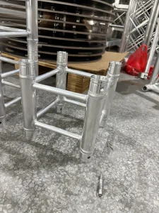 Foldable Portable Aluminium Alloy Lighting Truss Complete Roof Truss System Spigot Fitting Concert Stage Light Stand 1000kg Load