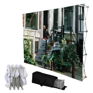 Foldable Trade Show Booth Pop-Up Banner Display Stand