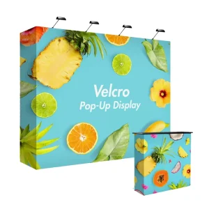 Foldable Velcro Display Stand for Exhibitions and Retail with Dye Sublimation Printing
