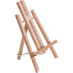 Foldable Wooden Tabletop Painting Display Stand Beechwood Artist Display Stand Wooden Stand Holder for Canvas Photo