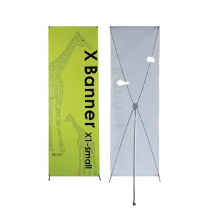 Foldable X-Type Tripod Banner Stand Trade Show Display
