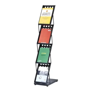 Folding Brochure Stand brochure Racks Free Standing
