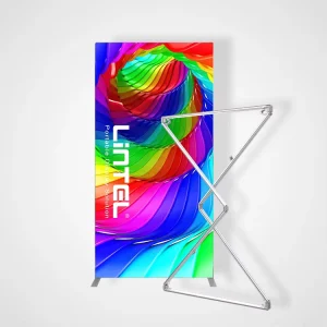 Folding Fabric Display Stand 10s Assembly Foldable Fabric Frame Modular SEG Fabric Stand