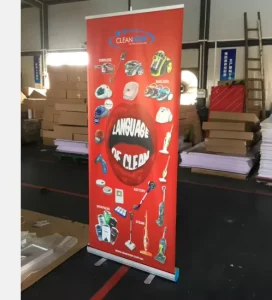 Folding Horizontal Roll-Up Banner Stand