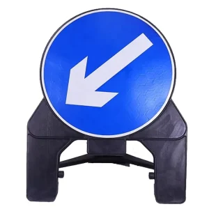 Folding Portable Reflective Safety Warning Construction Road Direction Arrow Plastic Traffic Board Signs