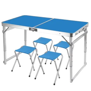 Folding White Rectangular Folding Table