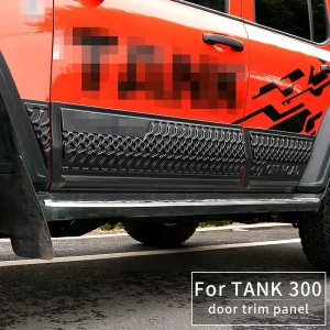 For Tank 300 Car Door Anti collision Strip Guard Modification Body Scratch resistant Decorative Plate for Off road Adventures
