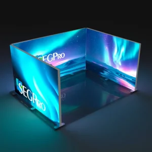 Frameless Fabric Light Box Backdrop Trade Show Booth Exhibition Display