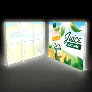 Frameless LED SEG Pop-Up Advertising Light Box