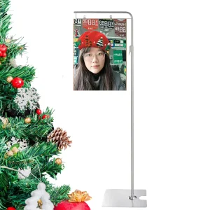 Free Sample High Quality Floor Alloy Display Poster Stand Small Poster Display Stand