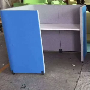 Freely Configurable Soundproof Screen Booth Single-Person Office Workstation