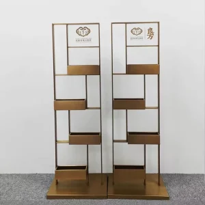 Freestanding Brochure and Contract Display Rack for Real Estate Sales Office