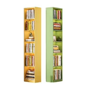 Freestanding Customizable Steel Bookshelf and Display Storage Cabinet