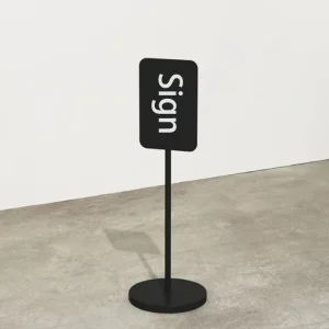 Freestanding Double-Sided Outdoor Sidewalk Billboard Metal Poster Stand