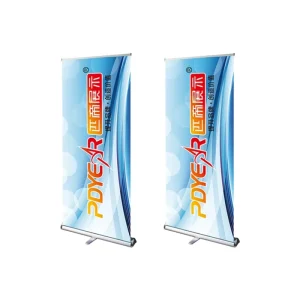 Freestanding Heavy-Duty Aluminum Custom Retractable Roll-Up Banner