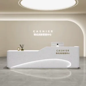 Front Counter Reception Desk for Sports Center or Beauty Salon