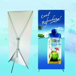 Full Aluminum X Banner Stand