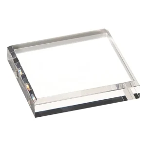 Full Color Engraved Clear Acrylic Paperweight