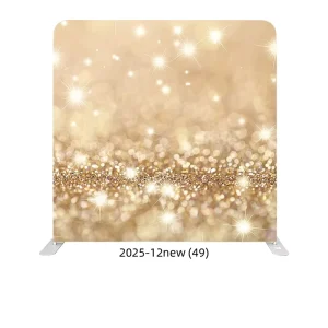 Full-Color Portable Wall-Mounted Photo Booth Backdrop with Stretch Cloth Banner Stand and Pillowcase Cover