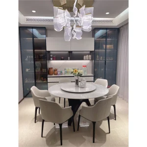 Full Glass Display Cabinet and Wardrobe with LED Lighting