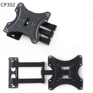 Full-Motion Swivel, Tilt, and Rotate TV Wall Mount Bracket for CCTV Monitors and Flat-Screen TVs