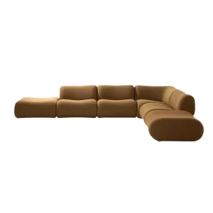 Full Sponge Vacuum Compression Sofa Retro Style Small Apartment Living Room Fabric Module Combination Creamwind Single Sofa