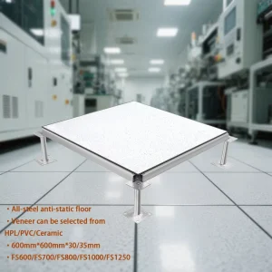 Full Steel Anti Static Raised Floor System with PVC Finish for Data Center