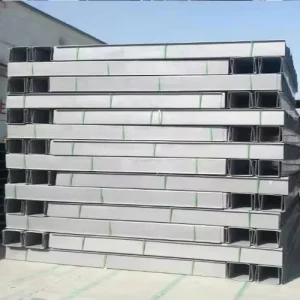 GRP Trough Cable Tray High Strength Fiberglass Solid Bottom Cable Duct for Chemical Industry