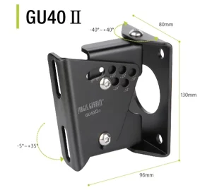 GU40II High Quality Universal Surround Speaker Wall Mount Bracket Rotating Speaker Hanger Loading 40kgs
