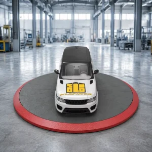 Galvanized Deck Car Rotating Platform 5.5m 3 6 Tons Automatic Vehicle Turntable for Private Parking and Showroom Display