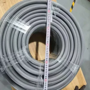 Galvanized Steel PVC-Jacketed UV-Resistant Liquid-Tight Flexible Metal Conduit for Solar Power Equipment Cables