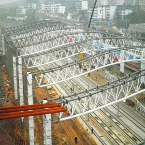 Galvanized Steel Truss Prefabricated Industrial Workshop and Steel Warehouse Building
