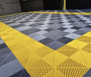 Garage Floor Tiles Interlocking Plastic Industrial Rubber Mat Flooring for Park Floor Drain Cover