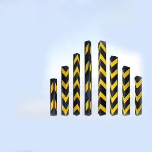 Garage Parking Lot Safety Warning Rubber Wall Protector Reflective Anti-Collision Corner Guard Car Buffer Strip Factory Supply