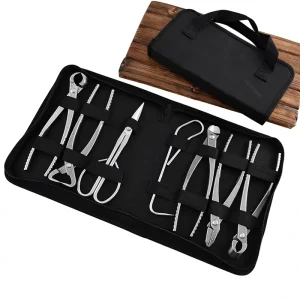 Gardening Tool Set Ball Joint Pliers Slant Cutters Leaf Bud Cutters Outdoor Garden Tools Portable Oxford Cloth Bag